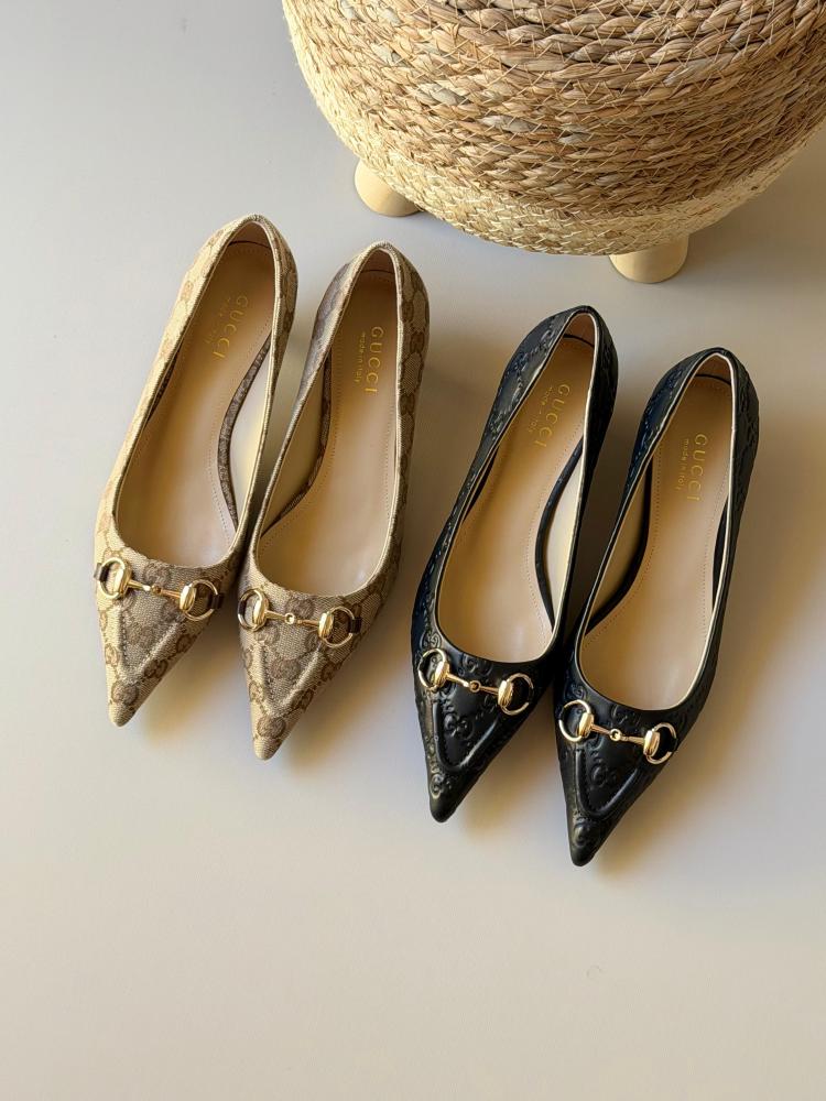 Gucci Horsebit Mid Heel Pumps