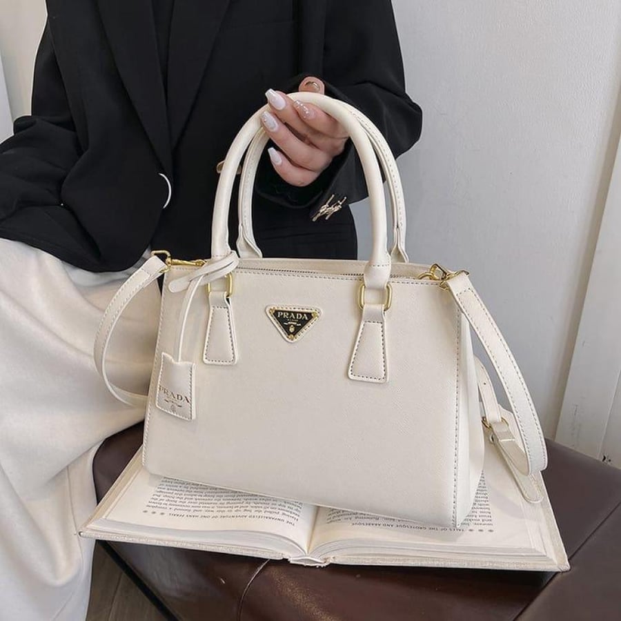 Prada Galleria Saffiano Tote Bag 28cm