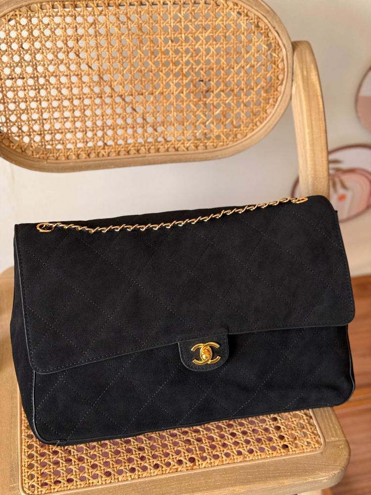 Chanel Classic Suede Chain Shoulder Bag