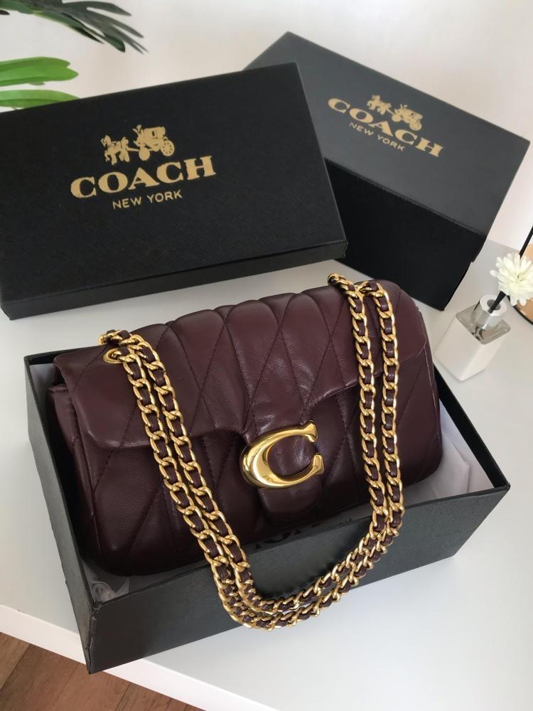 Coach Quilted Chain Shoulder Bag