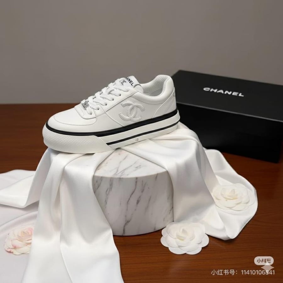 Chanel CC Low Top Sneakers