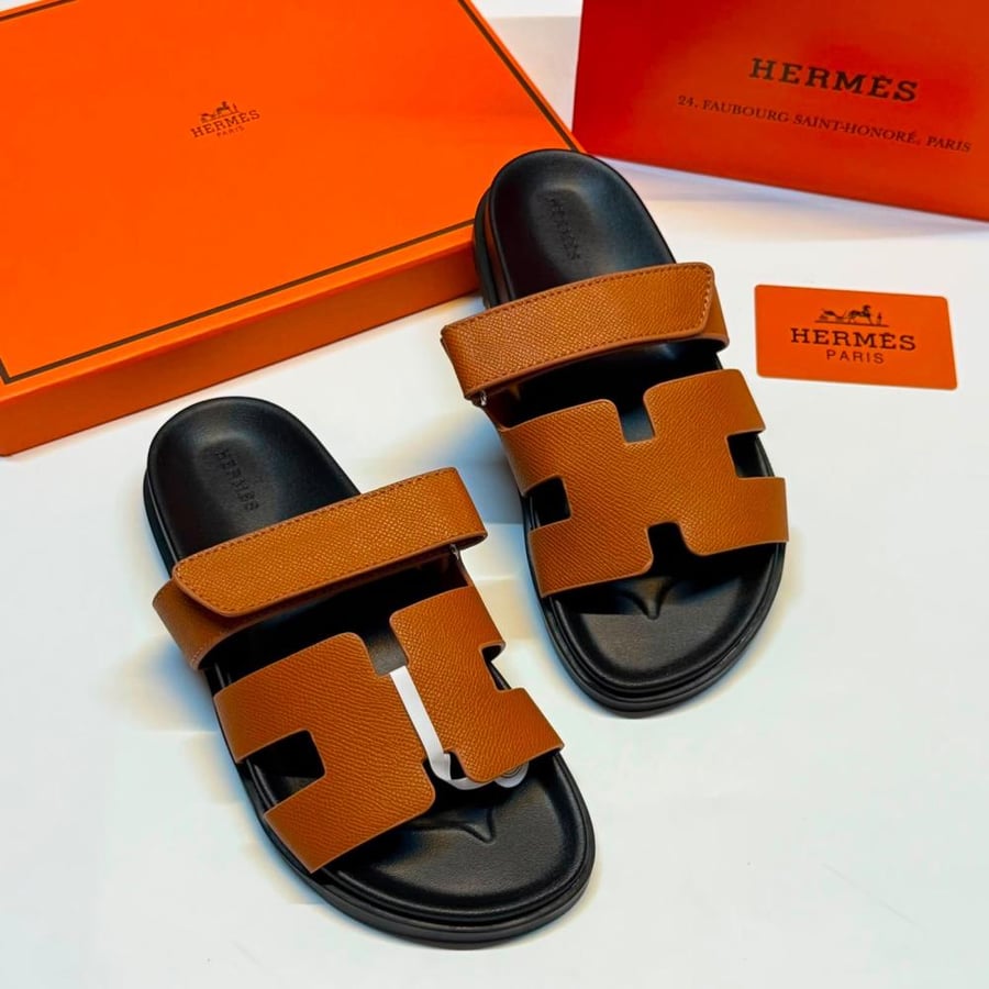 Hermes Chypre Flat Velcro Sandal
