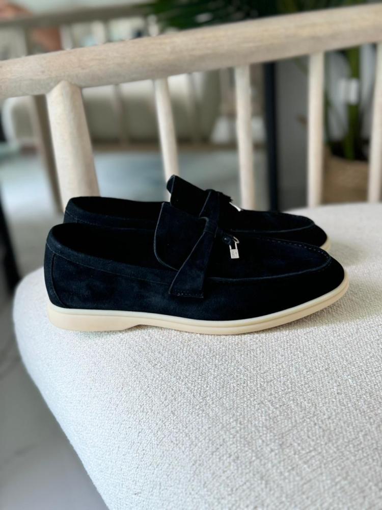Loro Piana Summer Walk Suede Loafers