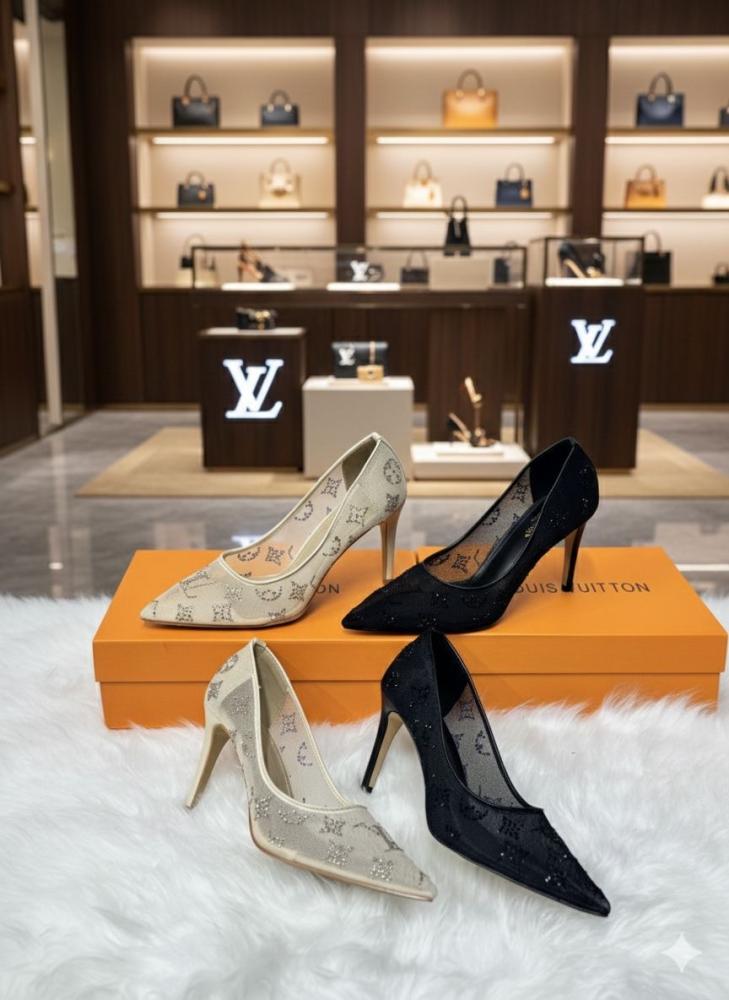 Louis Vuitton Monogram Mesh Pumps