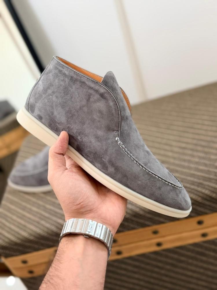 Loro Piana Summer Walk Suede Loafer