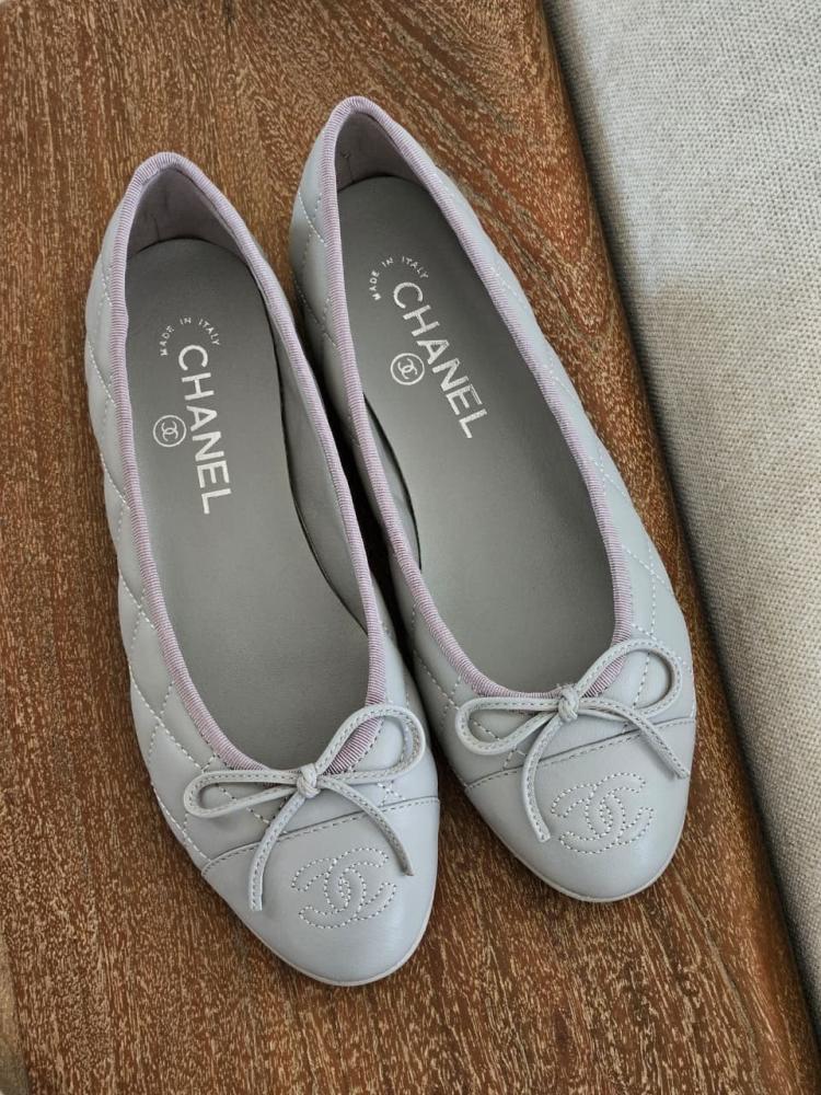 Chanel Quilted Bow Ballet Flat