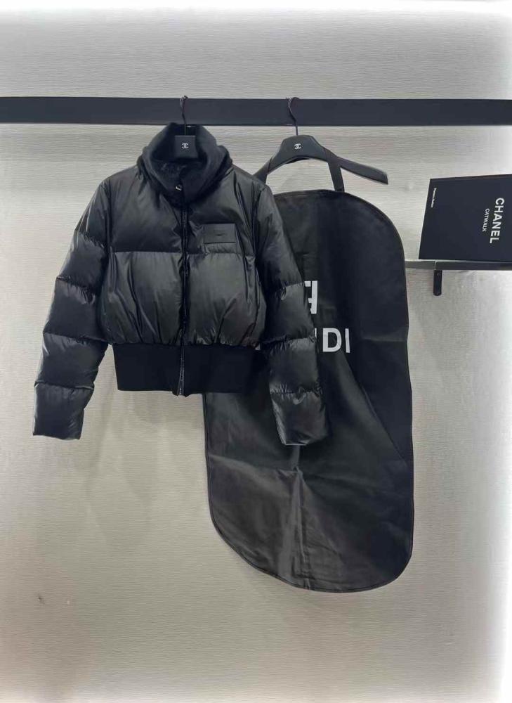 Fendi Black Puffer Jacket