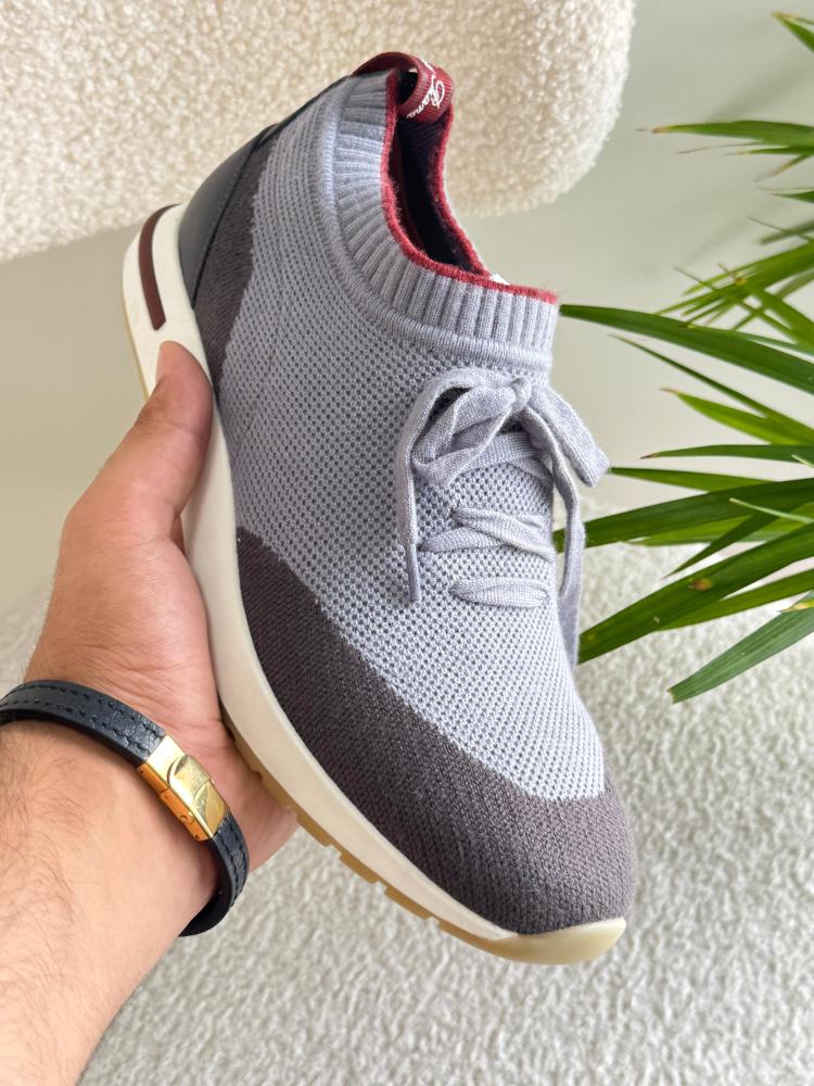Loro Piana Men's Knit Sneakers