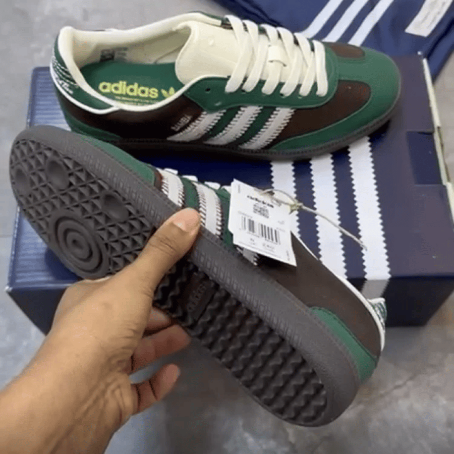 Adidas originals x notitle Samba OG x 'Brown Green'