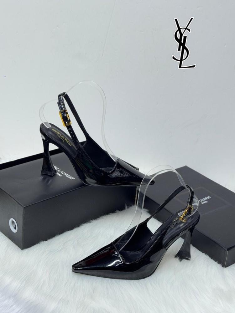 Saint Laurent Slingback Patent Heels