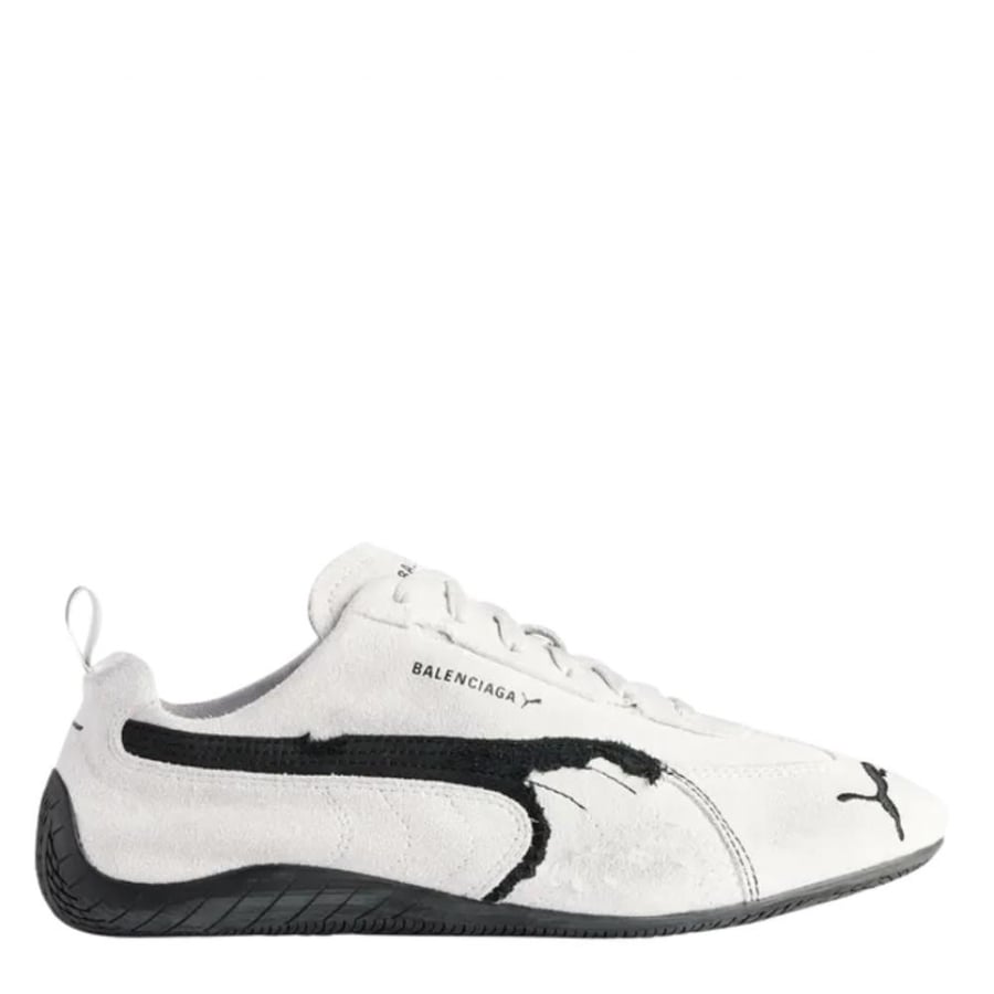 PUMA Balenciaga x Speedcat Suede 'White black
