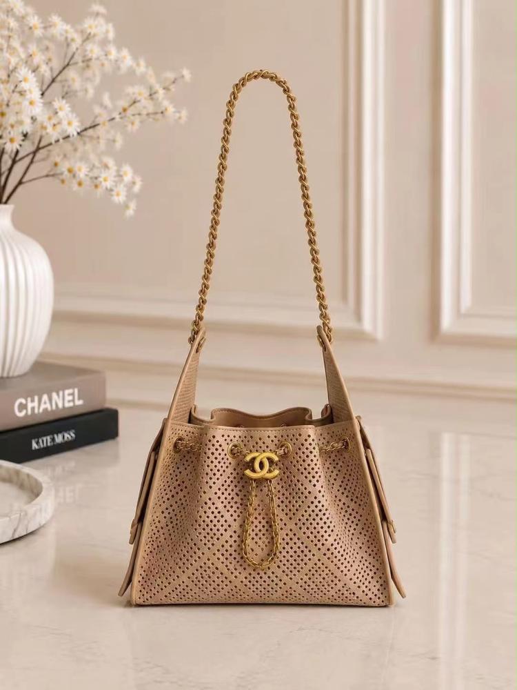 Chanel Perforated Bucket Bag