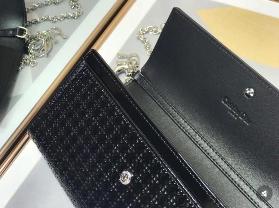 Dior Oblique Chain Wallet