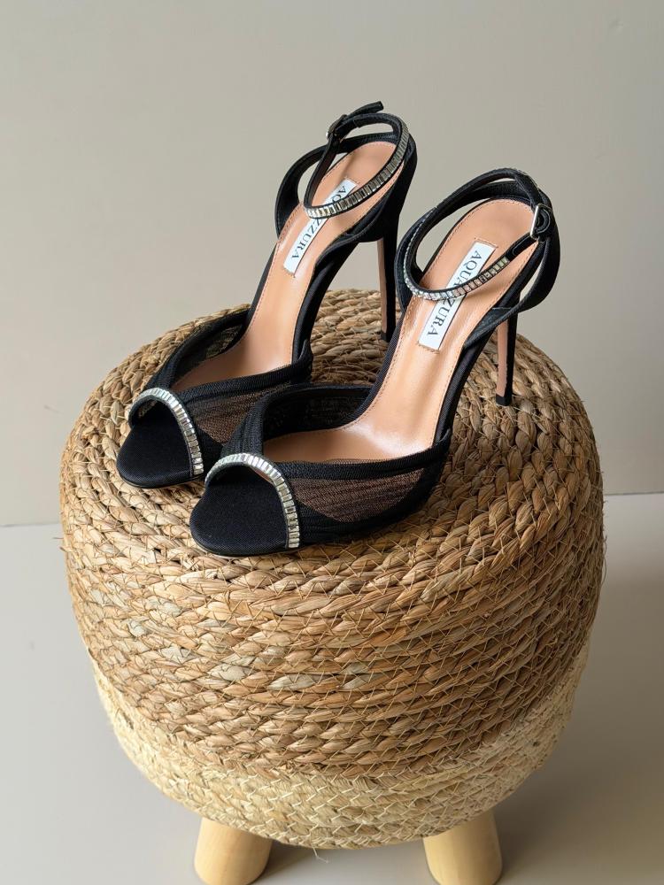 Aquazzura Tequila Mesh Sandals