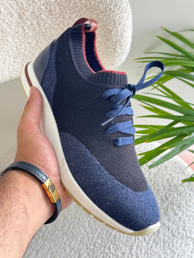 Loro Piana Men's Knit Sneakers