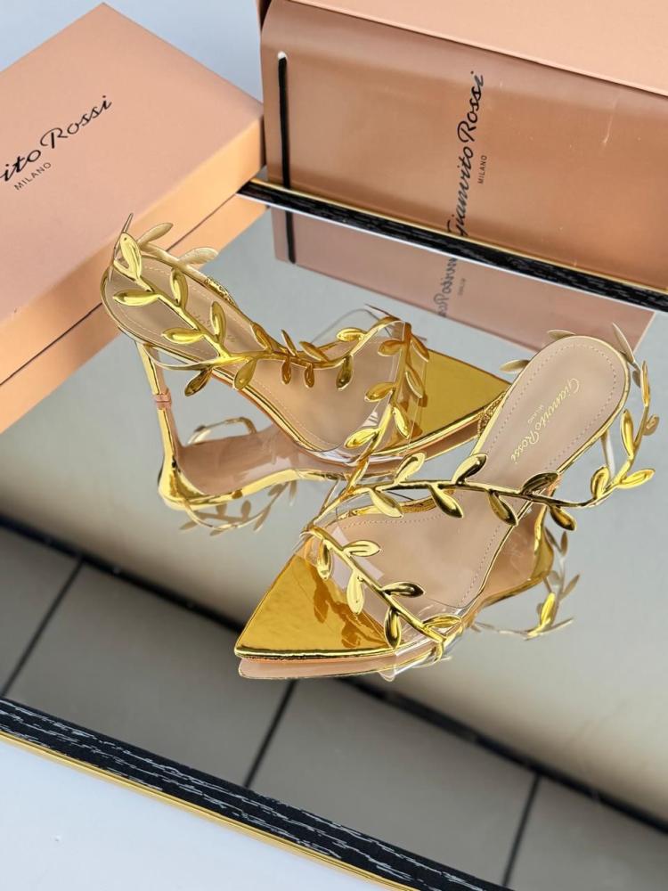 Gianvito Rossi Leaf Strap Heels