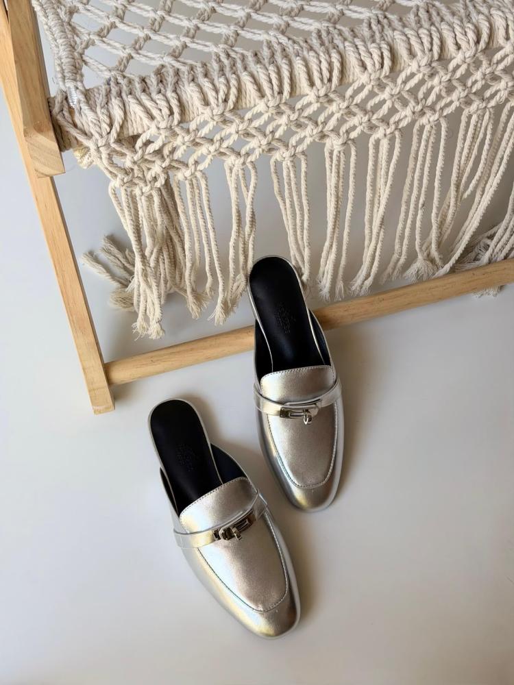 Hermes Oz Kelly Buckle Mule Loafer