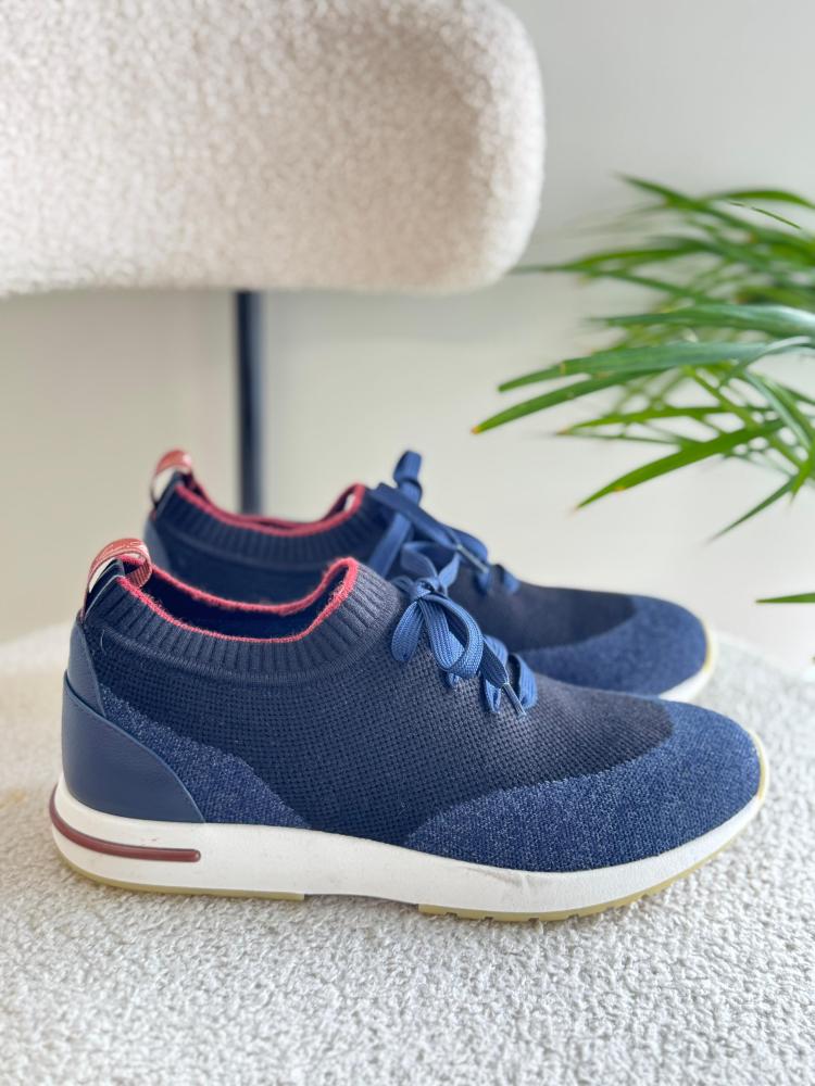 Loro Piana Men's Knit Sneakers