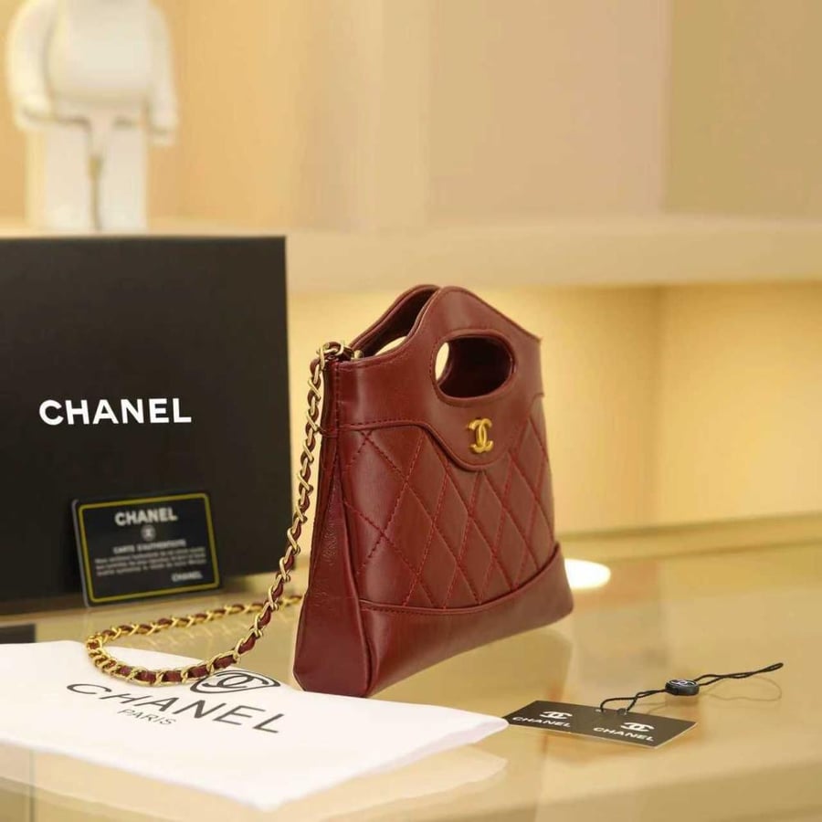Chanel Quilted Top Handle Bag