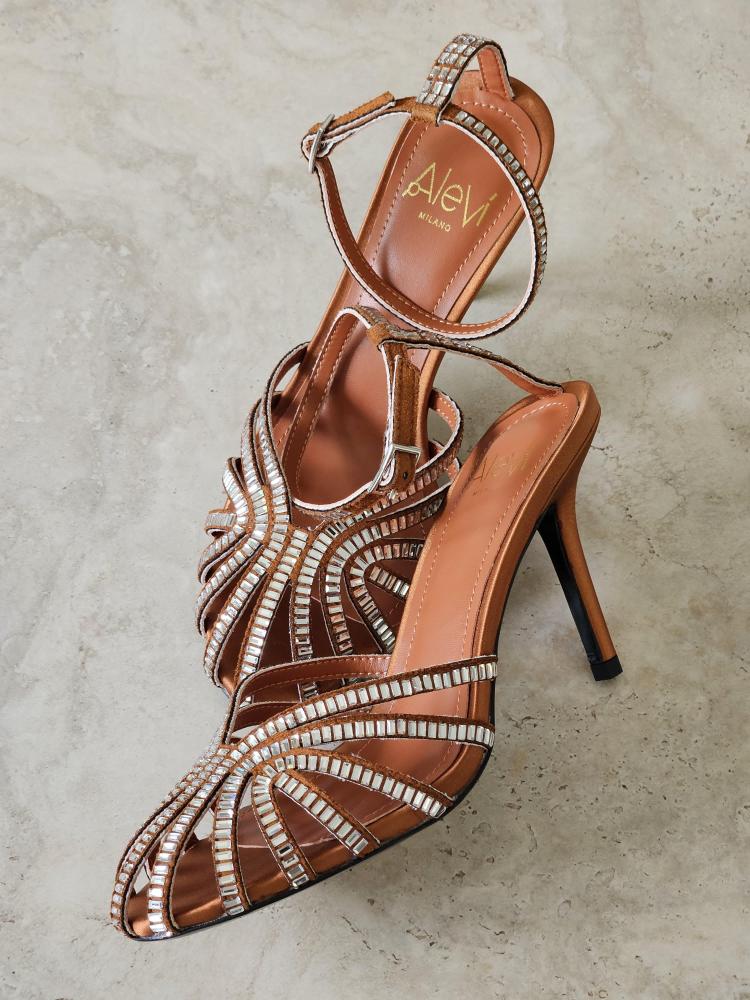 Alevi Milano Crystal Embellished Heels