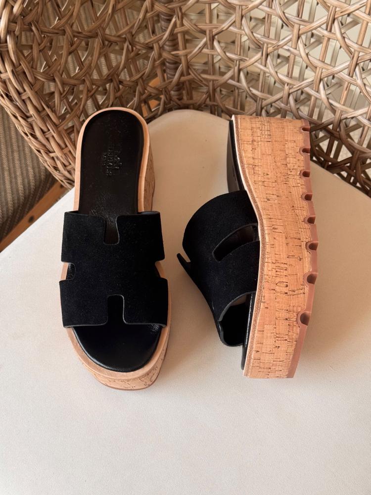 Hermès Chypre Platform Sandals