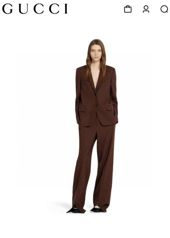 Gucci Brown Suit Set