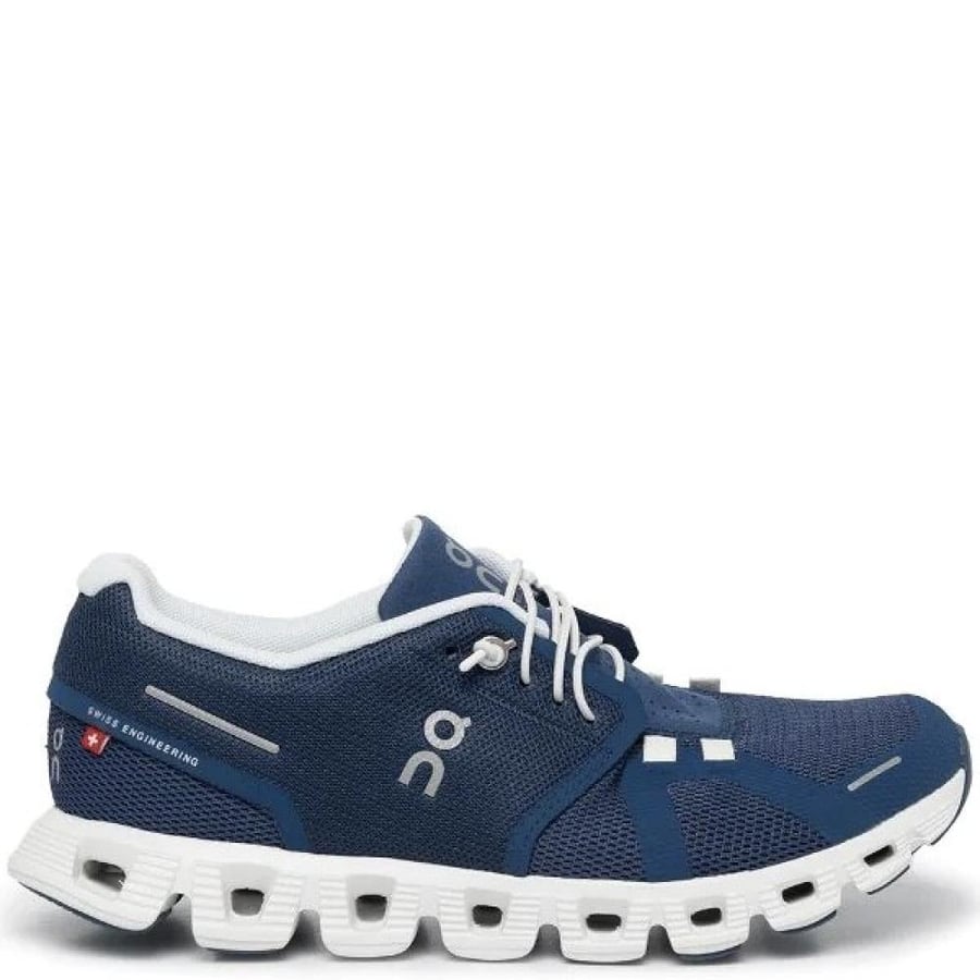 On cloud 5 Denim | White