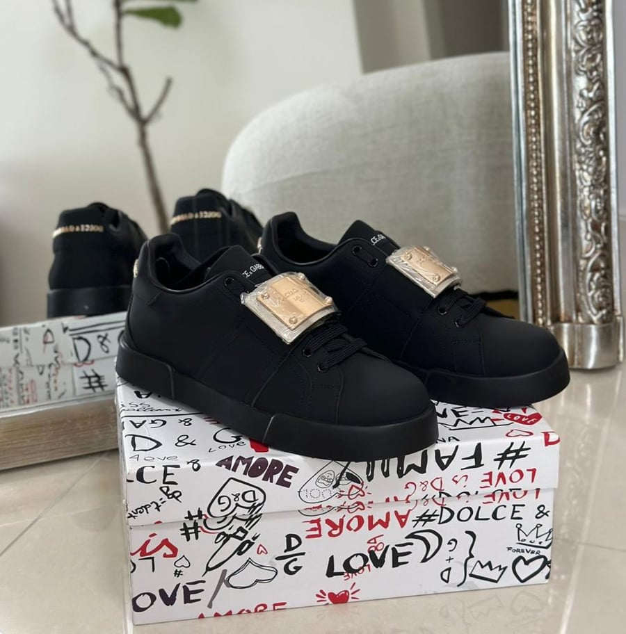 Dolce & Gabbana Portofino Plate Sneakers