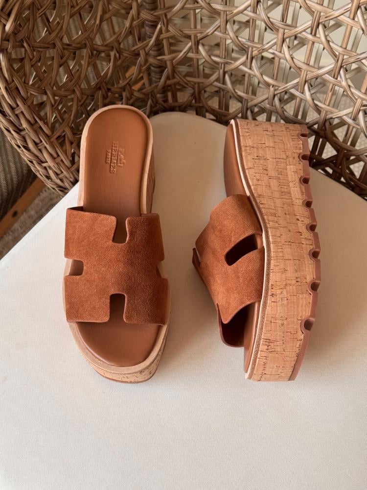Hermès Chypre Platform Sandals