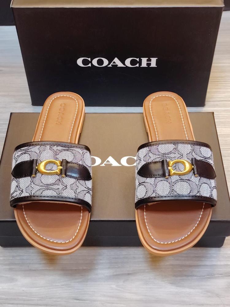 Coach Signature Slide Sandals
