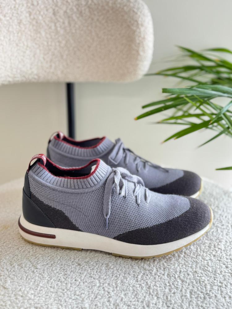 Loro Piana Men's Knit Sneakers