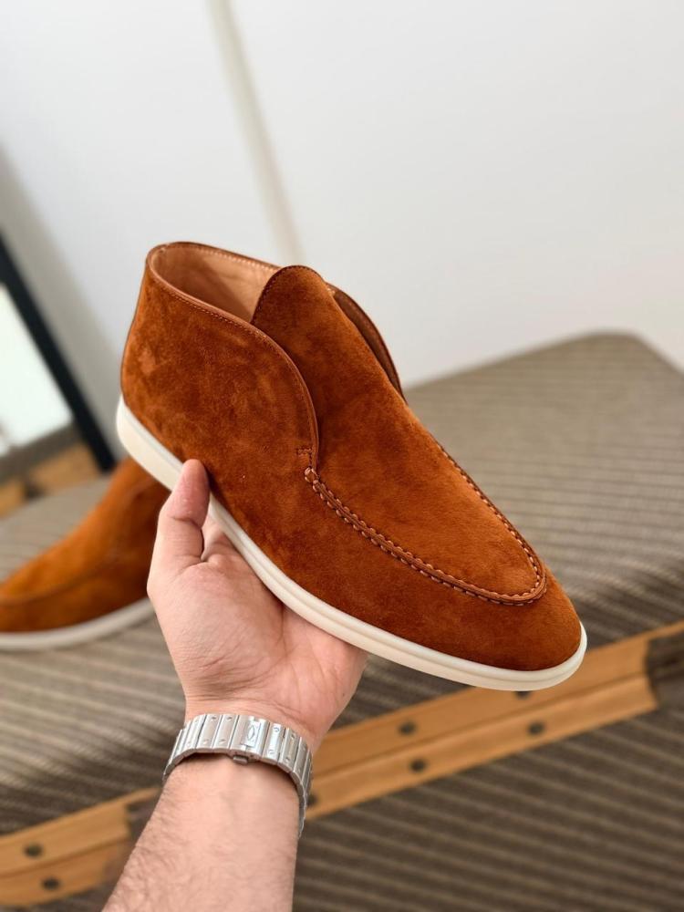 Loro Piana Summer Walk Suede Loafer