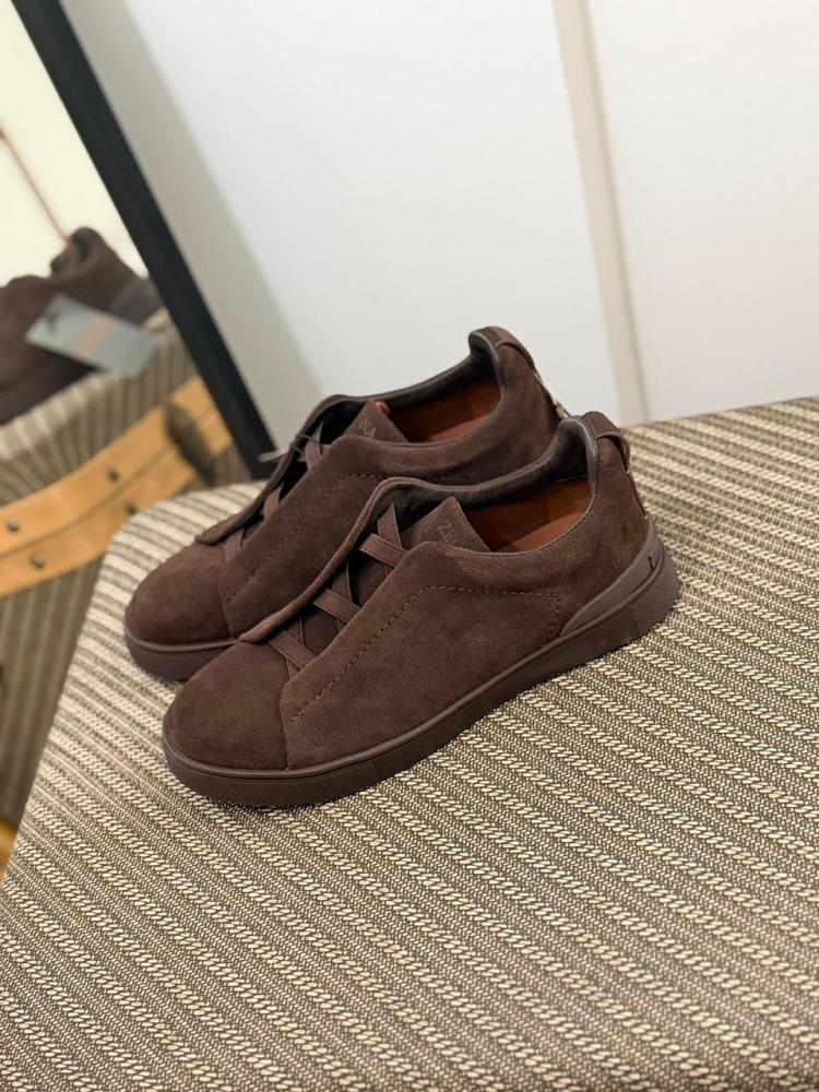 ZEGNA Suede Casual Sneakers