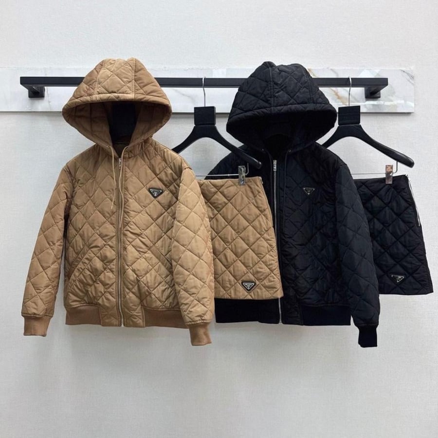 Prada Quilted Winter Set with Hood