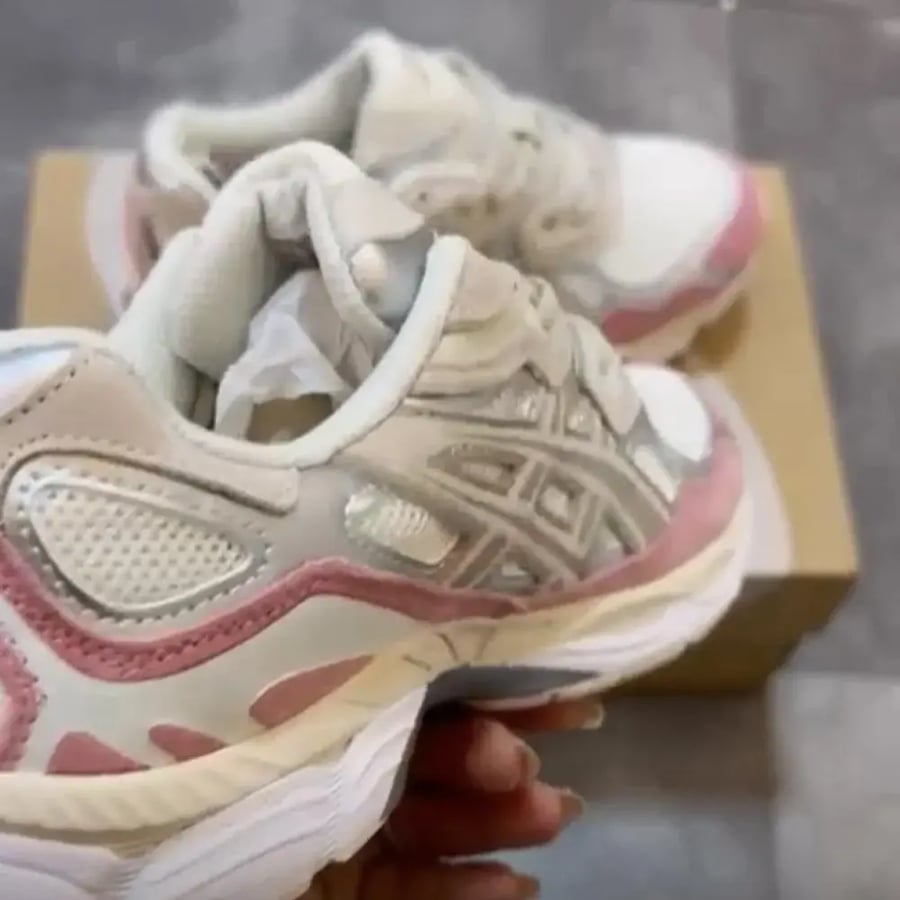 ASICS Gel-NYC "Cream/Mineral Beige/Pink" sneakers