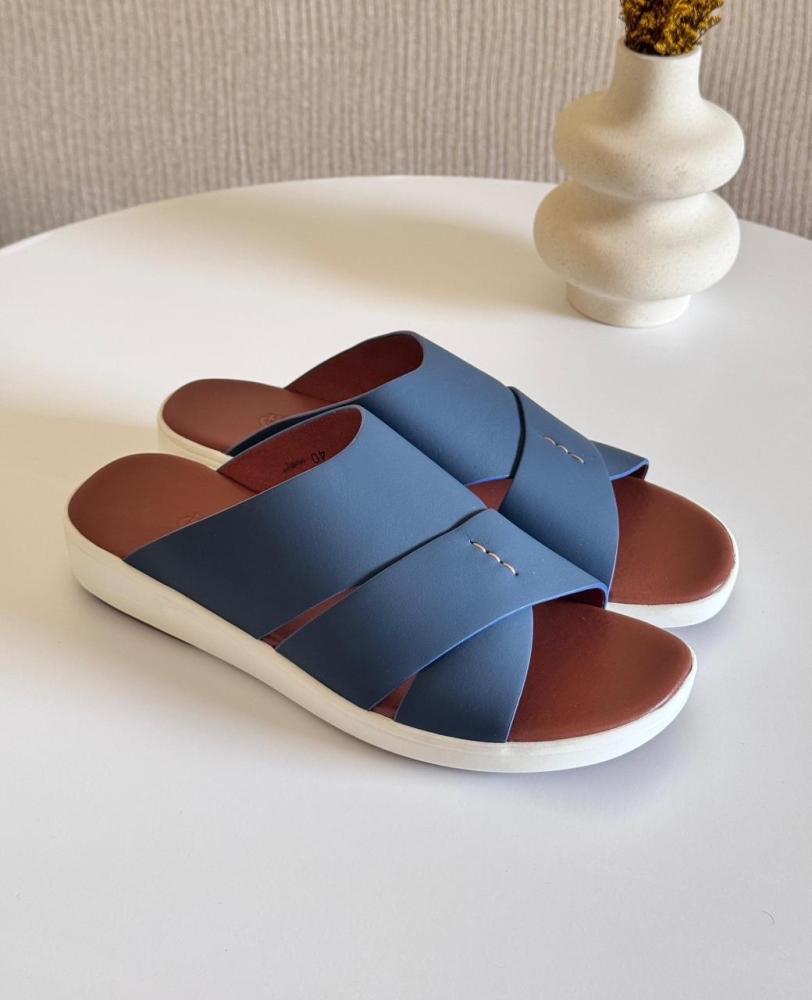 Loro Piana Cross Leather Sandals