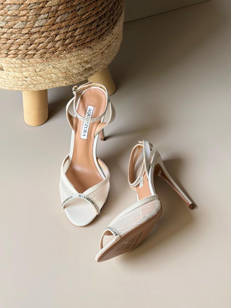 Aquazzura Tequila Mesh Sandals