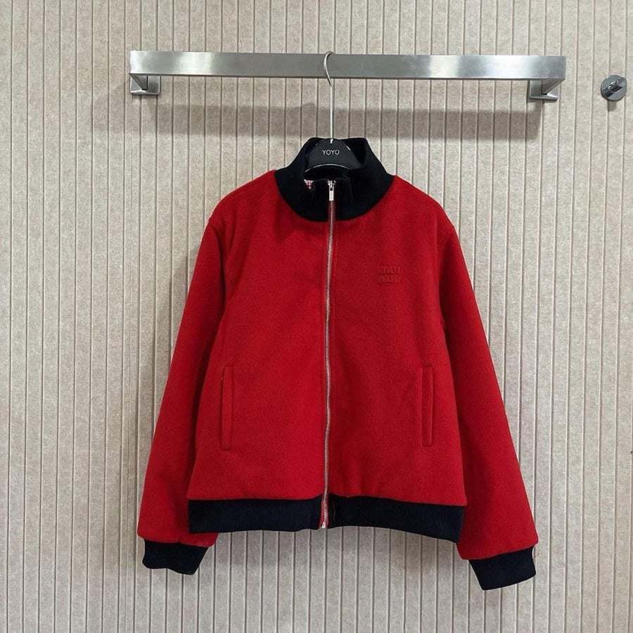 Miu Miu Red Wool Jacket
