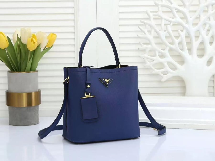 Prada Saffiano Mini 19 Top Handle Bag