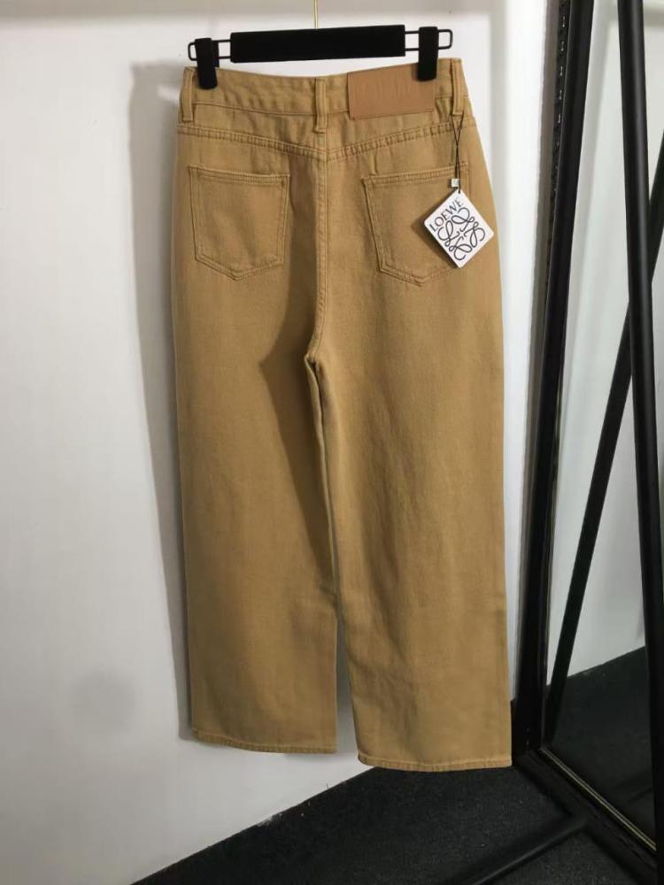 Loewe Wide Leg Embroidered Pants