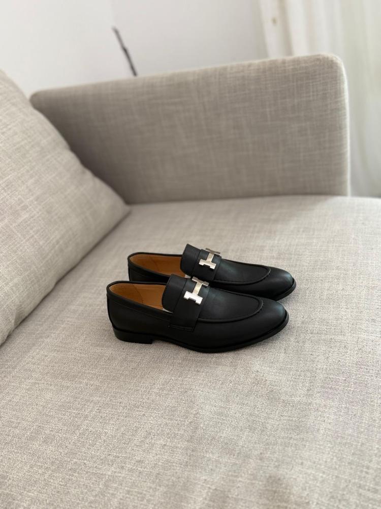 Hermès Paris H Loafers