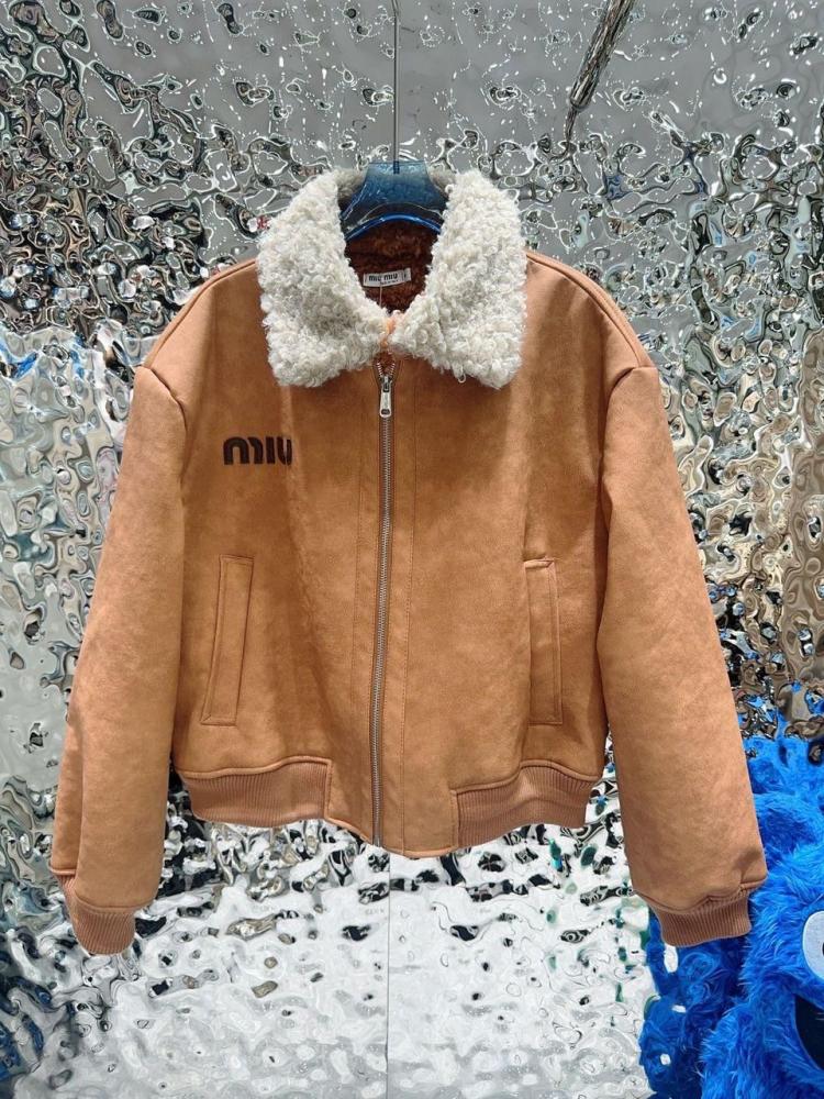 Miu Miu Caramel Winter Fur Jacket