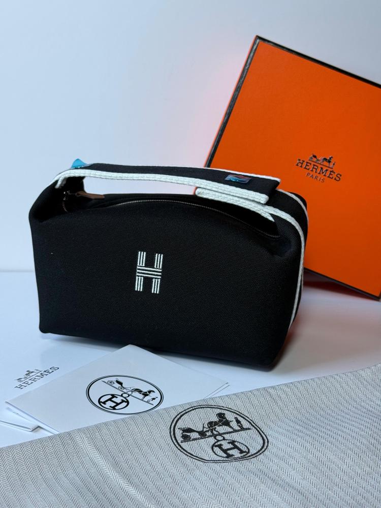 Hermès Bride-a-Brac Canvas Pouch