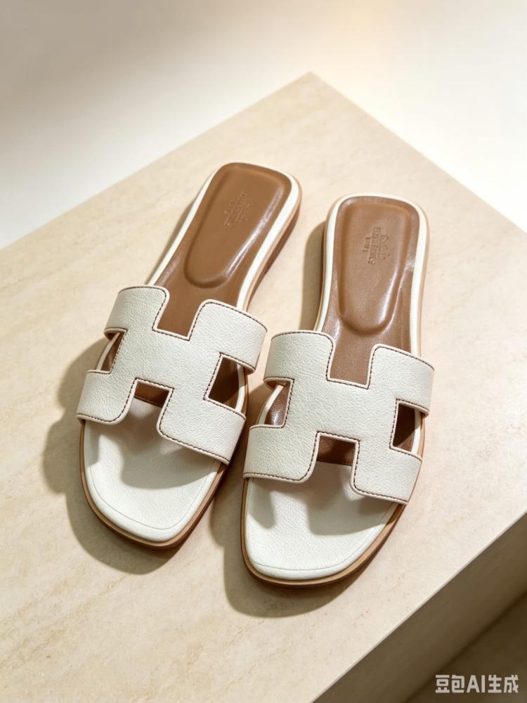 Hermes Oran H Flat Slide Sandal