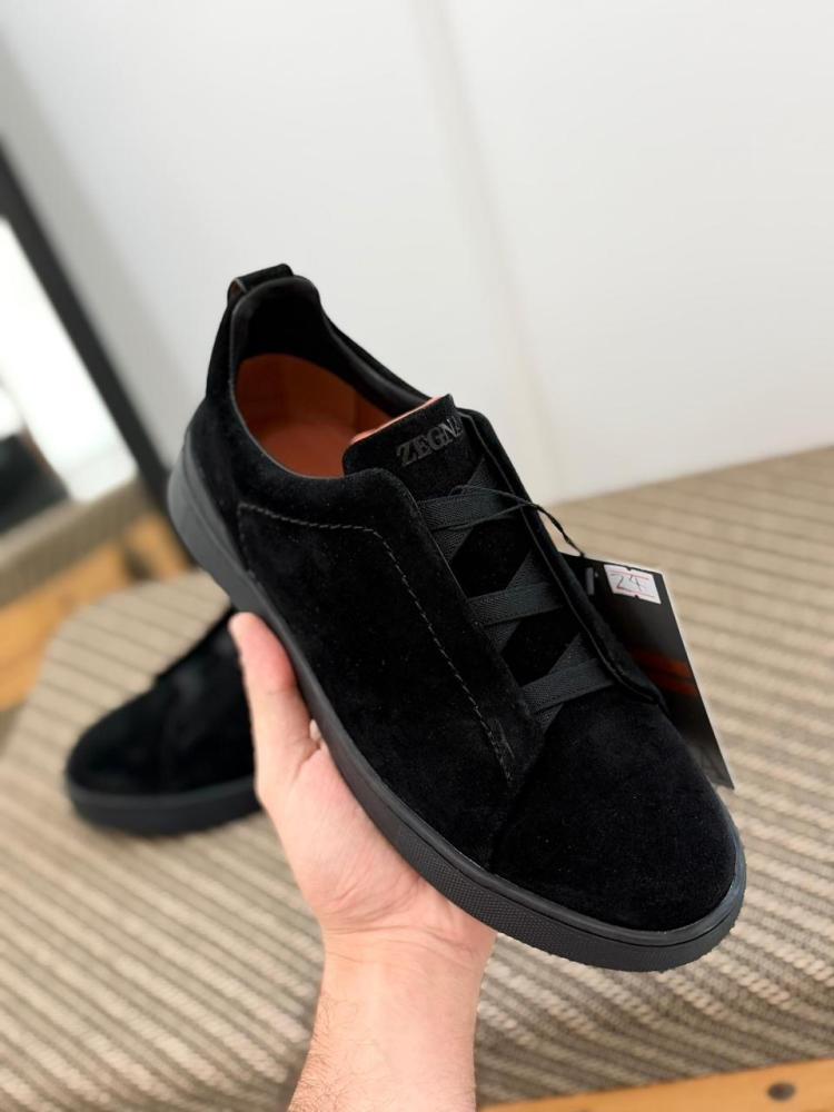 ZEGNA Suede Casual Sneakers