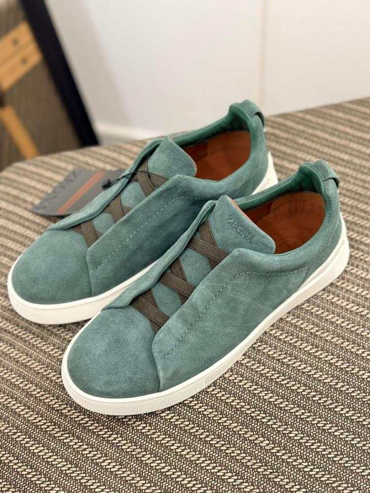 ZEGNA Suede Casual Sneakers