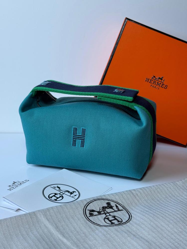 Hermès Bride-a-Brac Canvas Pouch