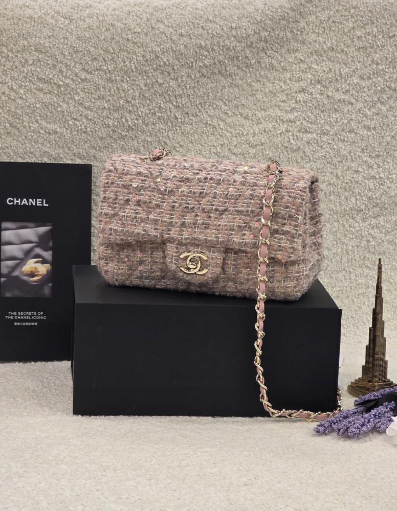 Chanel Classic Flap Bag Tweed 20cm