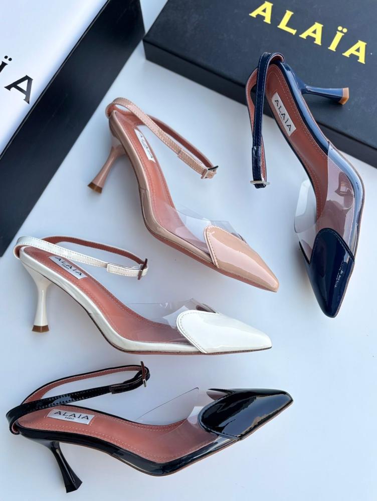 Alaïa PVC Slingback Heels