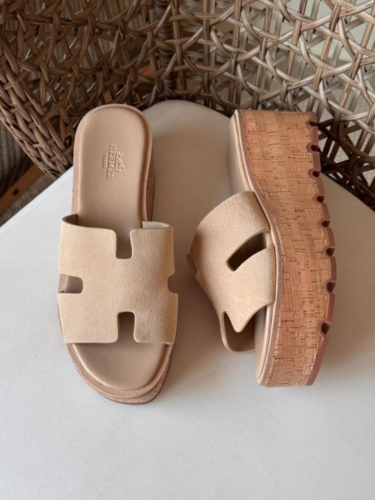 Hermès Chypre Platform Sandals